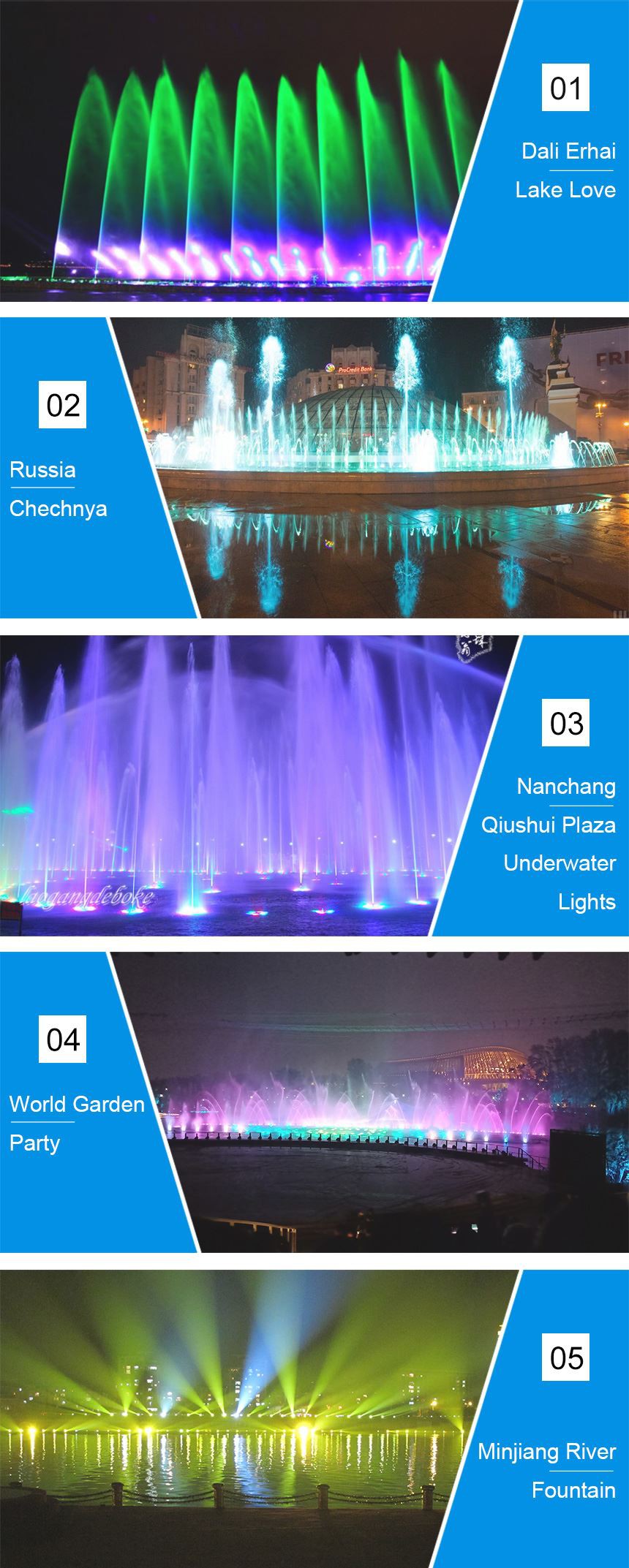 XYH mini led pool lights